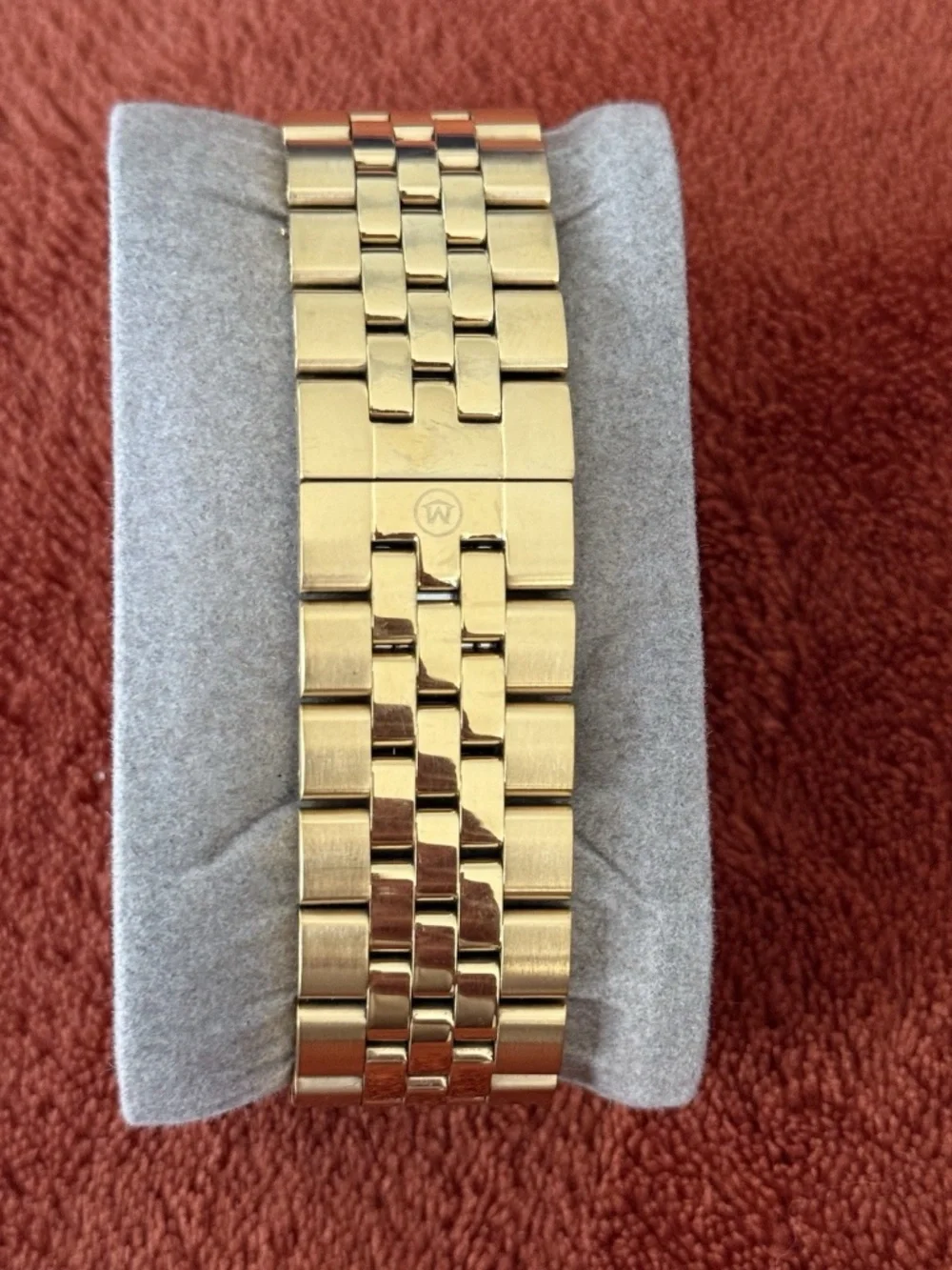 Movado Museum Classic Gold Tone Black Dial Swiss Made Watch LIKE NEW